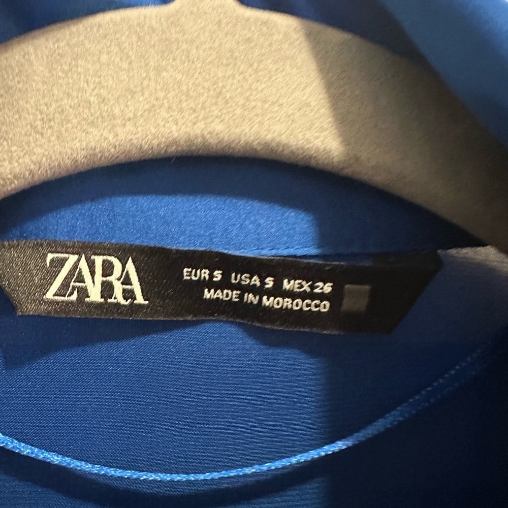 Zara Royal Blue Shirt - Picture 2 of 6